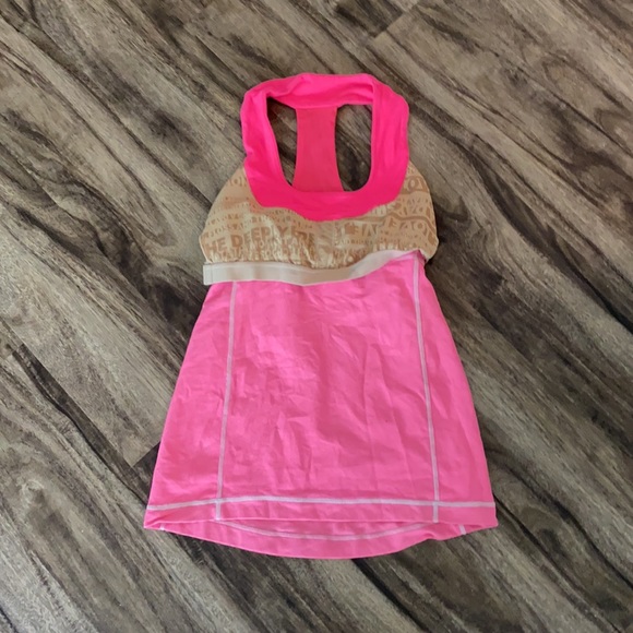 Hot pink lululemon scoop neck - Picture 11 of 13